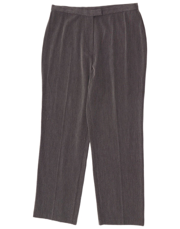 Calça feminina de terno cônico Marks & Spencer Reino Unido 18 XL W32 L29 azul marinho