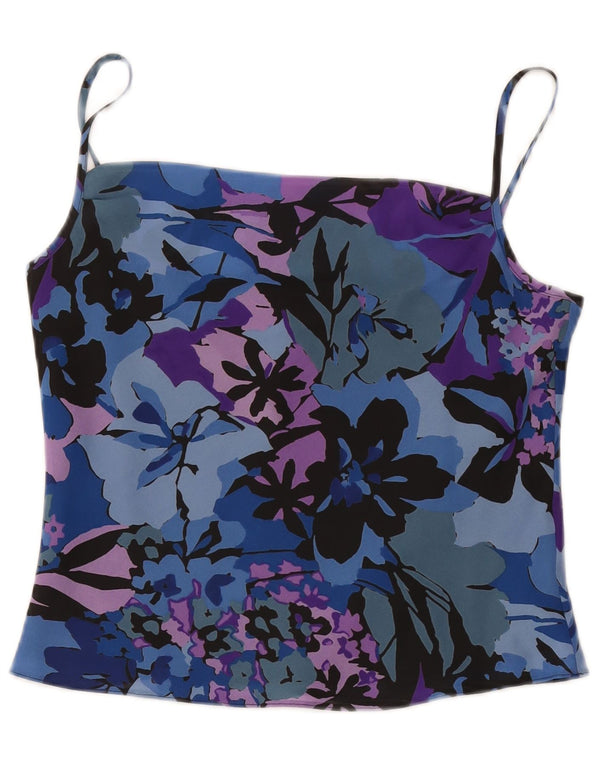 Bernard Womens Crop Cami Top UK 12 Médio Multicolorido Floral