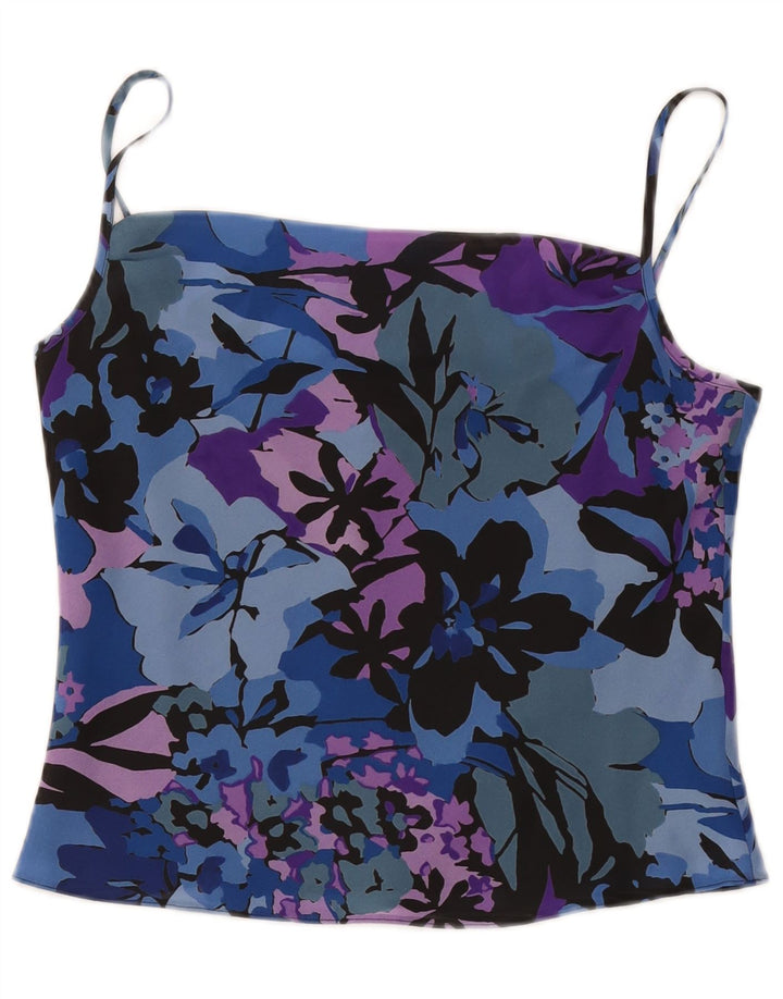 Bernard Womens Crop Cami Top UK 12 Médio Multicolorido Floral