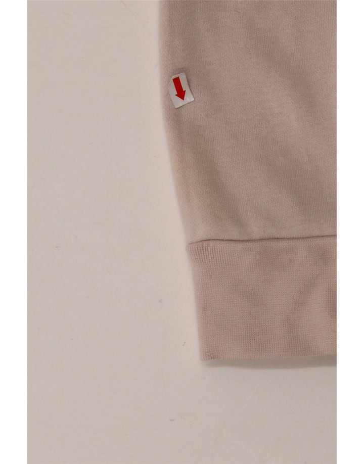 ADIDAS Meninas Graphic Hoodie Jumper 13-14 Anos Rosa Algodão