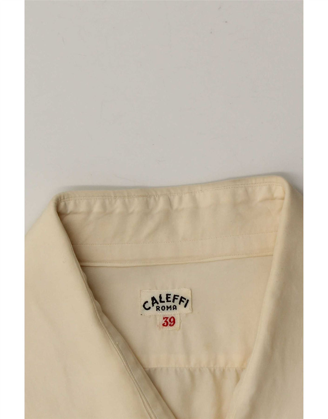 Camisa masculina Caleffi tamanho 39 médio off white