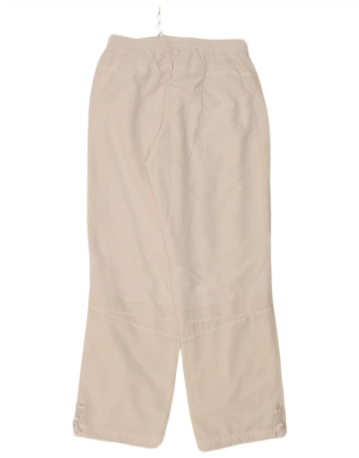 Calça de treino masculina Puma grande poliéster branco