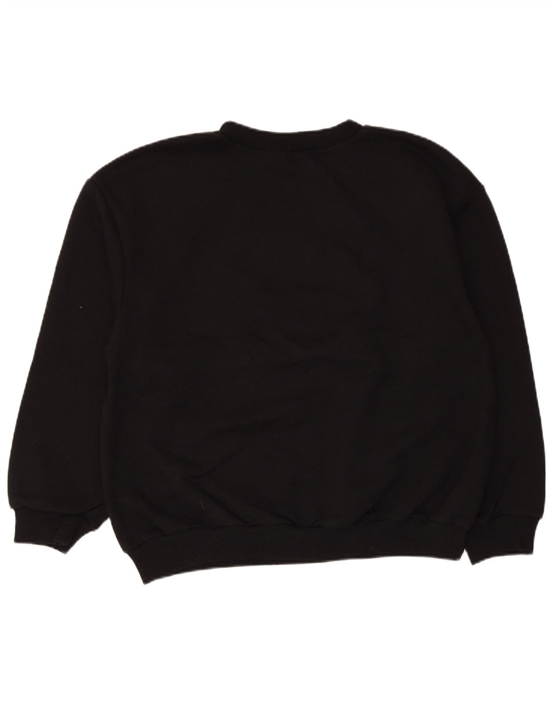 ZARA moletom gráfico feminino jumper UK 14 médio algodão preto