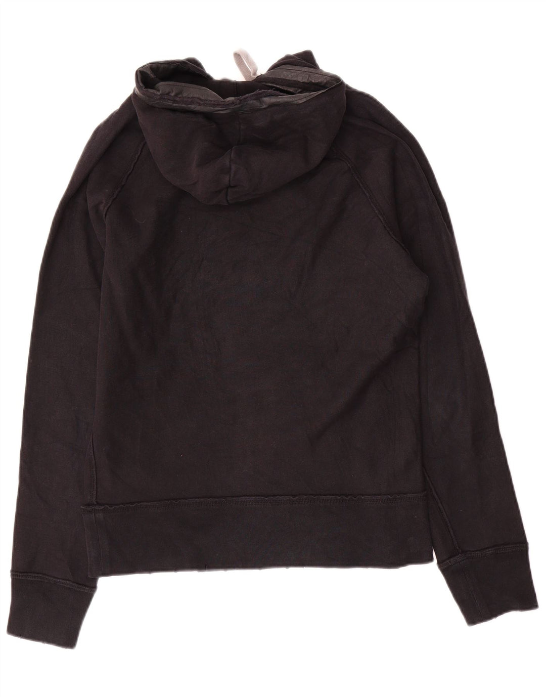 Diesel masculino gráfico moletom com capuz médio algodão preto