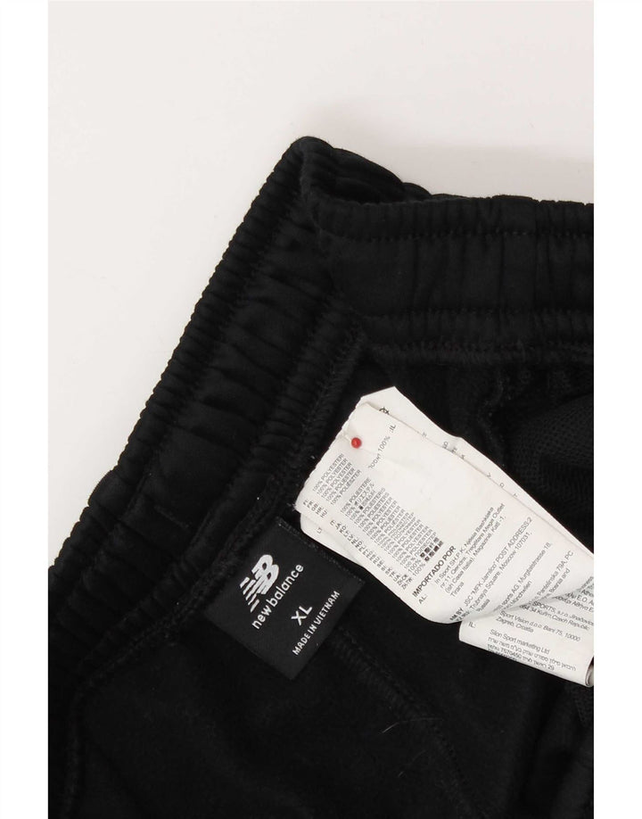 Calça de treino masculina New Balance XL poliéster preto