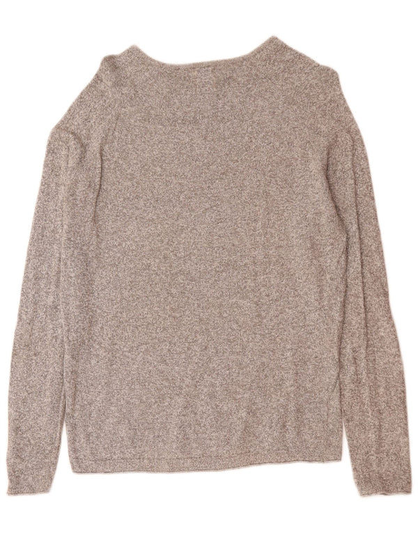 Zara Top masculino manga comprida grande cinza manchado