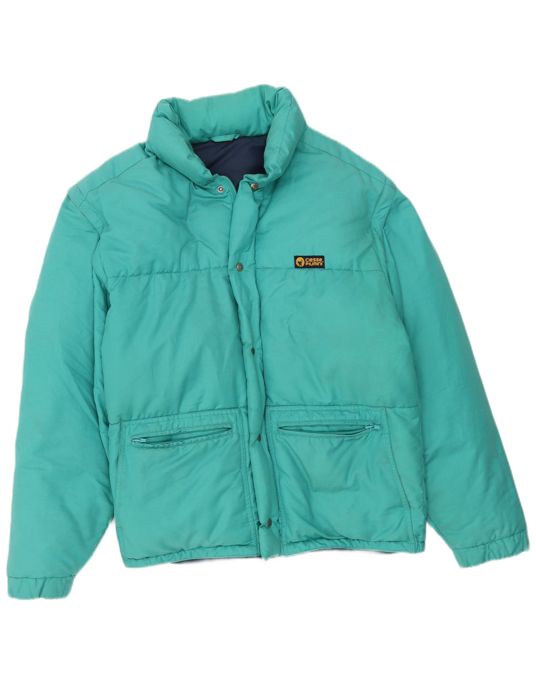 Jaqueta acolchoada masculina Ciesse Piumini IT 48/50 médio turquesa