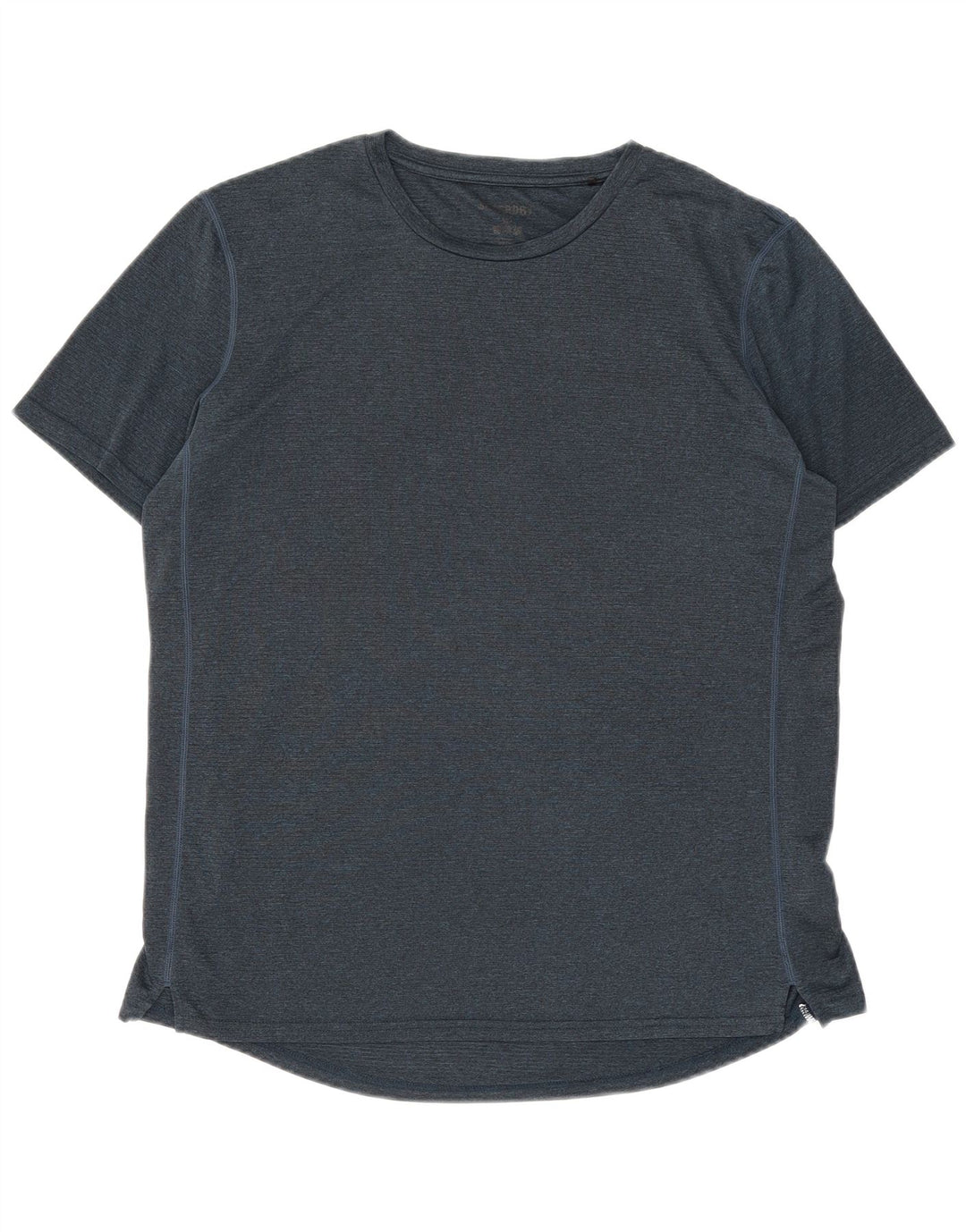 Camiseta masculina Superdry Top médio azul marinho poliéster