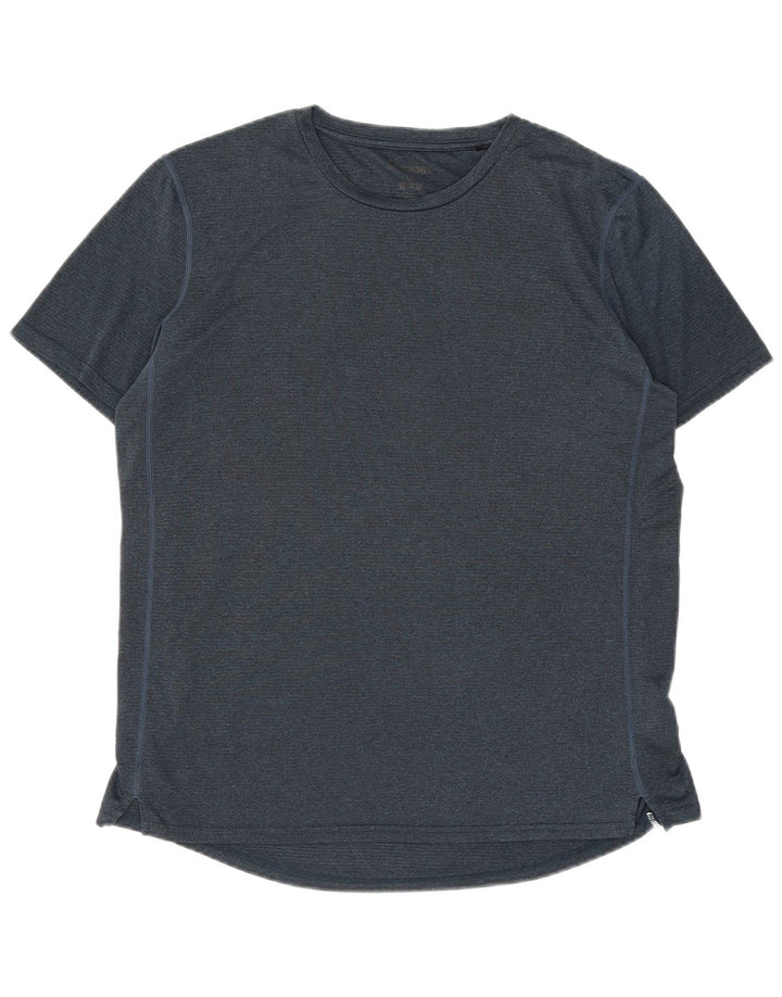 Camiseta masculina Superdry Top médio azul marinho poliéster
