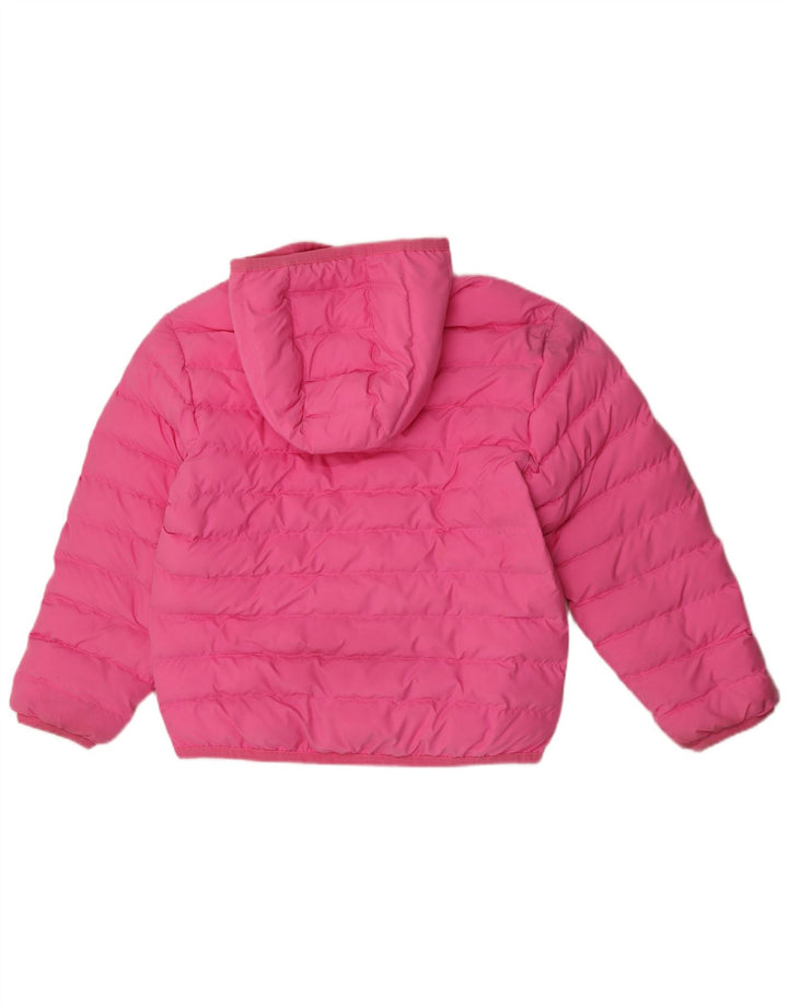 Jaqueta acolchoada com capuz Nike Boys 12-13 anos grande poliéster rosa