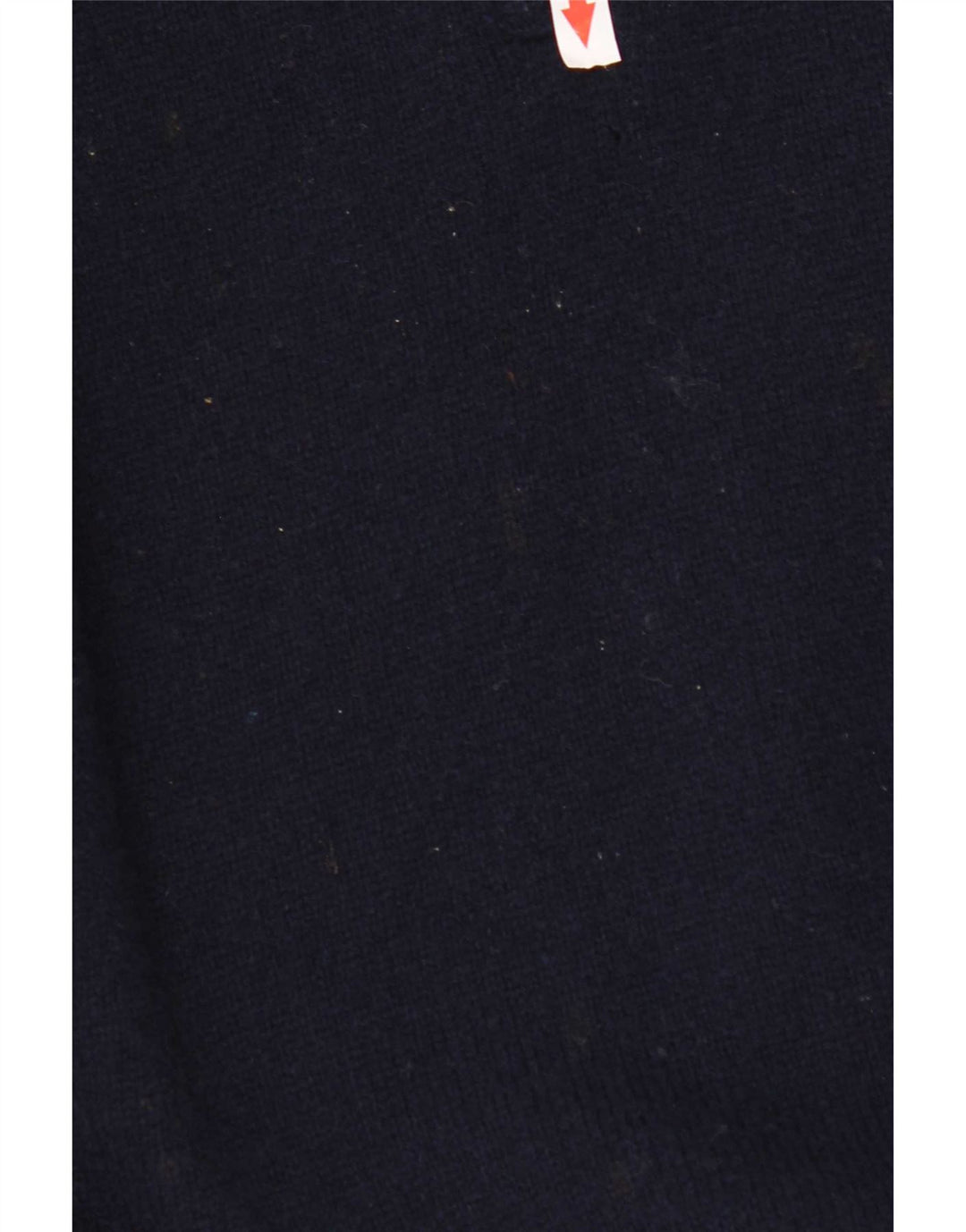 Suéter masculino Musto com zíper e gola em lã de cordeiro grande azul marinho