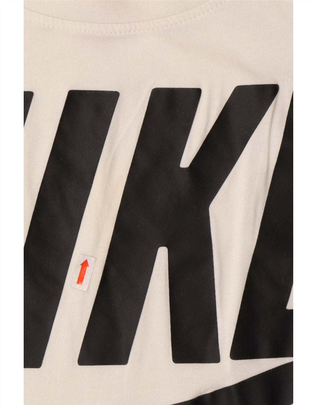 Camiseta gráfica masculina NIKE Top pequeno algodão branco