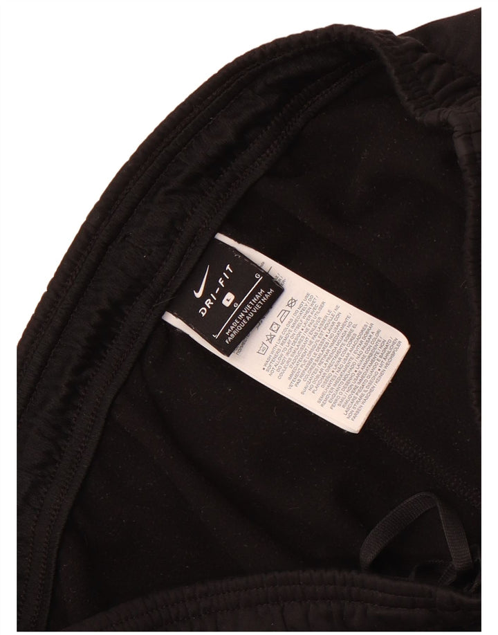 Calça de treino masculina Nike Dri Fit grande poliéster preto