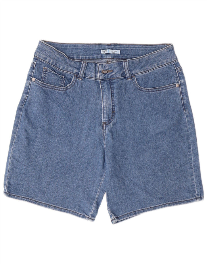 Shorts jeans feminino LEE Riders cintura média EUA 10 grande W30 algodão azul