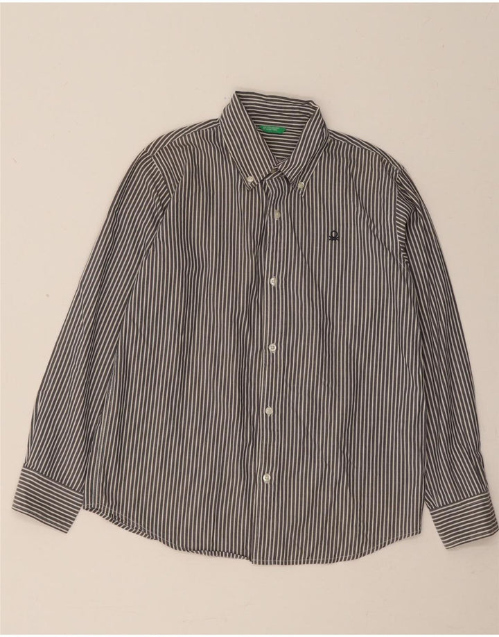 Camisa Benetton Menino 9-10 Anos Riscas Azul