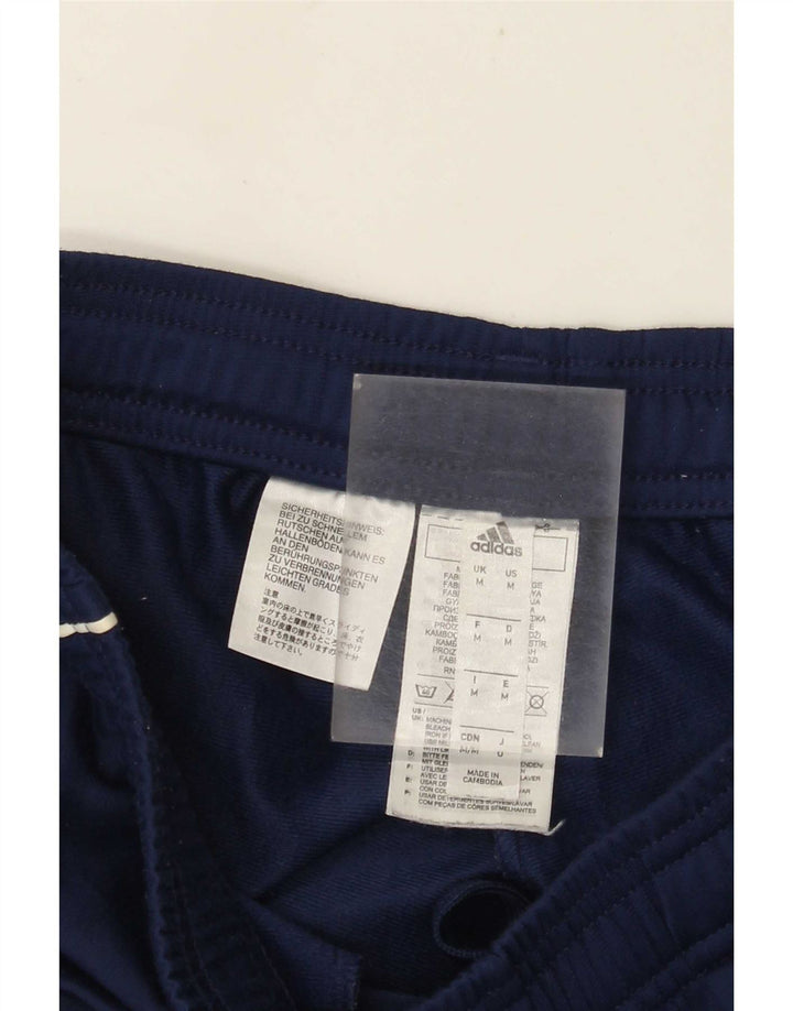 Calça de treino masculina Adidas Joggers médio azul marinho poliéster