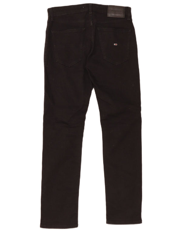 Tommy Hilfiger Masculino Scanton Slim Jeans W30 L30 Algodão Preto