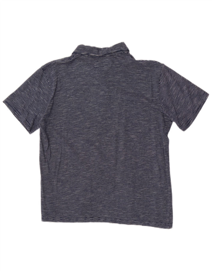 Camisa polo masculina Carrera pequena listrada azul marinho