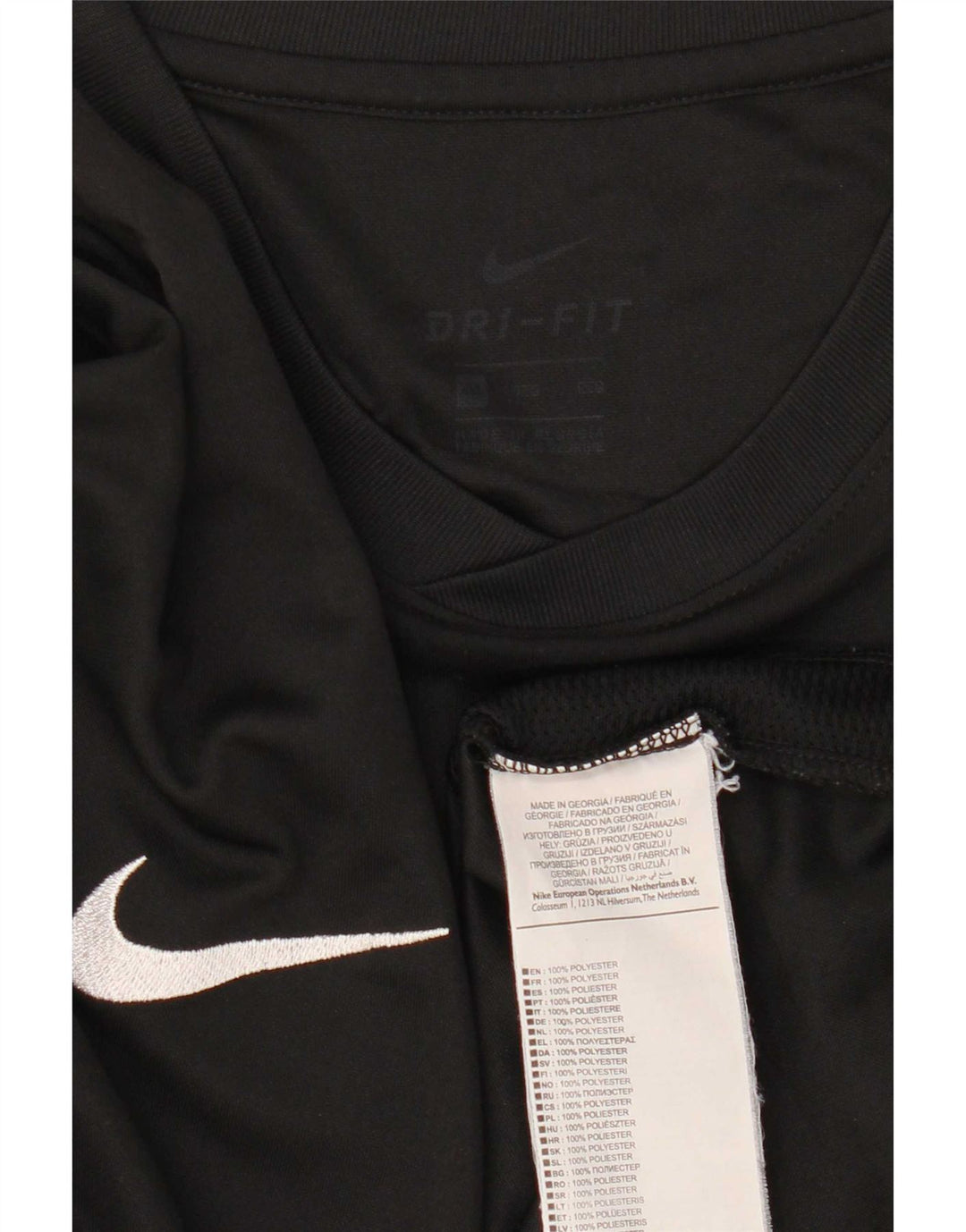 Camiseta masculina Nike Dri Fit Top 2XL poliéster preto
