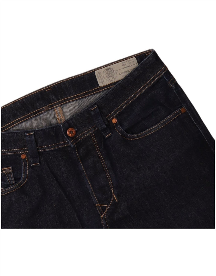 DIESEL Masculino Larkee-Beex Straight Jeans W32 L30 Azul Marinho Algodão