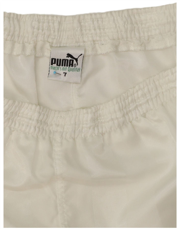 Shorts de natação masculinos Puma grande poliamida branca