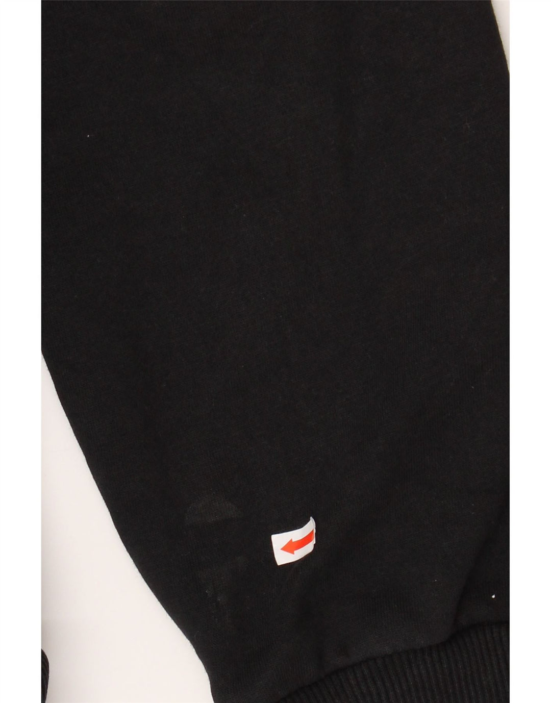 Suéter masculino NIKE com capuz e zíper grande de algodão preto