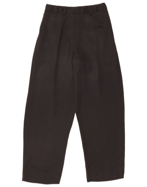 Calça chino feminina Topshop UK 6 XS W25 L26 poliéster preto