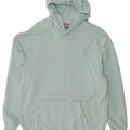 PUMA Mens Hoodie Jumper Grande Algodão Turquesa