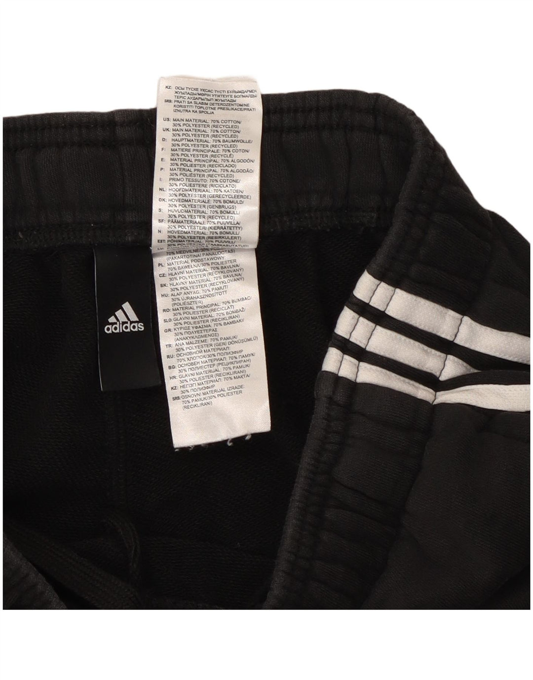 Calça Adidas Mens Treino Médio Algodão Preto