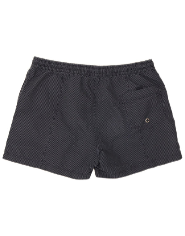 Shorts de natação masculino North Sails grande poliéster listrado azul marinho