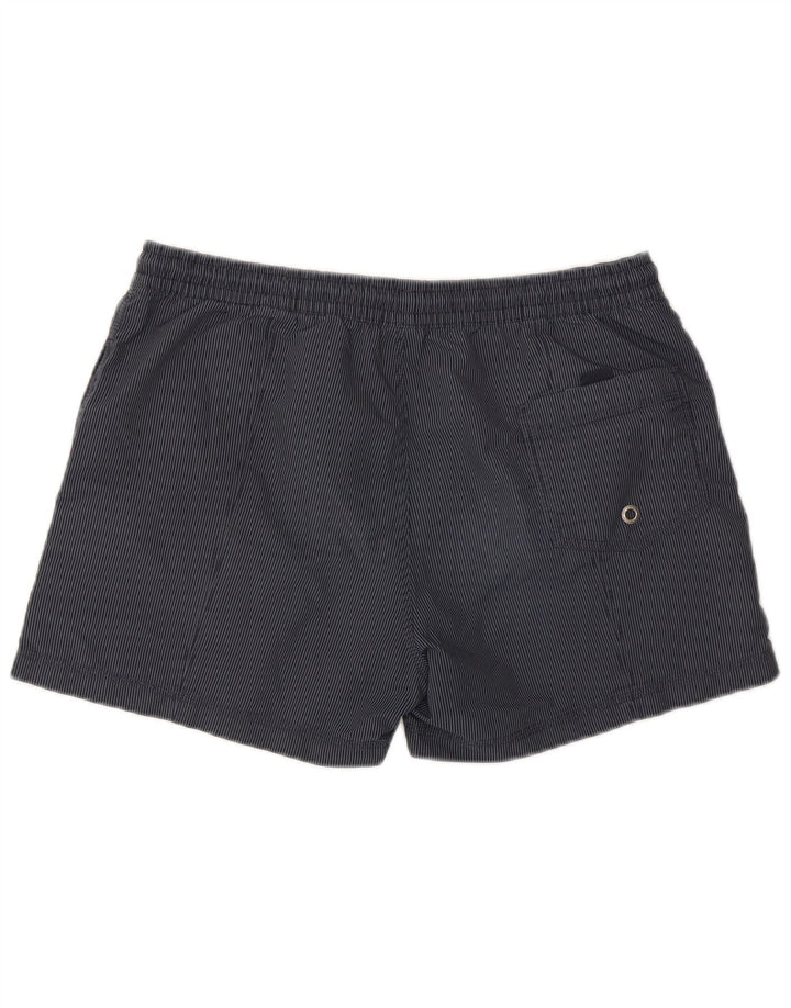 Shorts de natação masculino North Sails grande poliéster listrado azul marinho