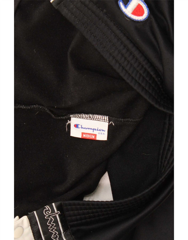 Calça esportiva masculina Champion com estampa gráfica média preta