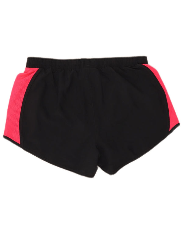 Shorts esportivo feminino Under Armour Heat Gear UK 14 médio preto colorblock