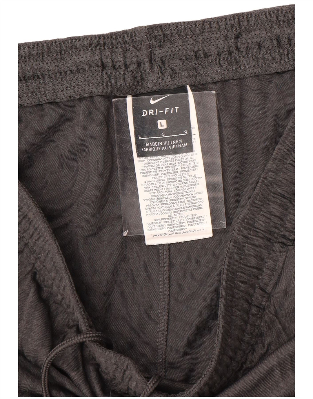 NIKE Masculino Liverpool Sport Shorts Grande Preto Colorblock Poliéster