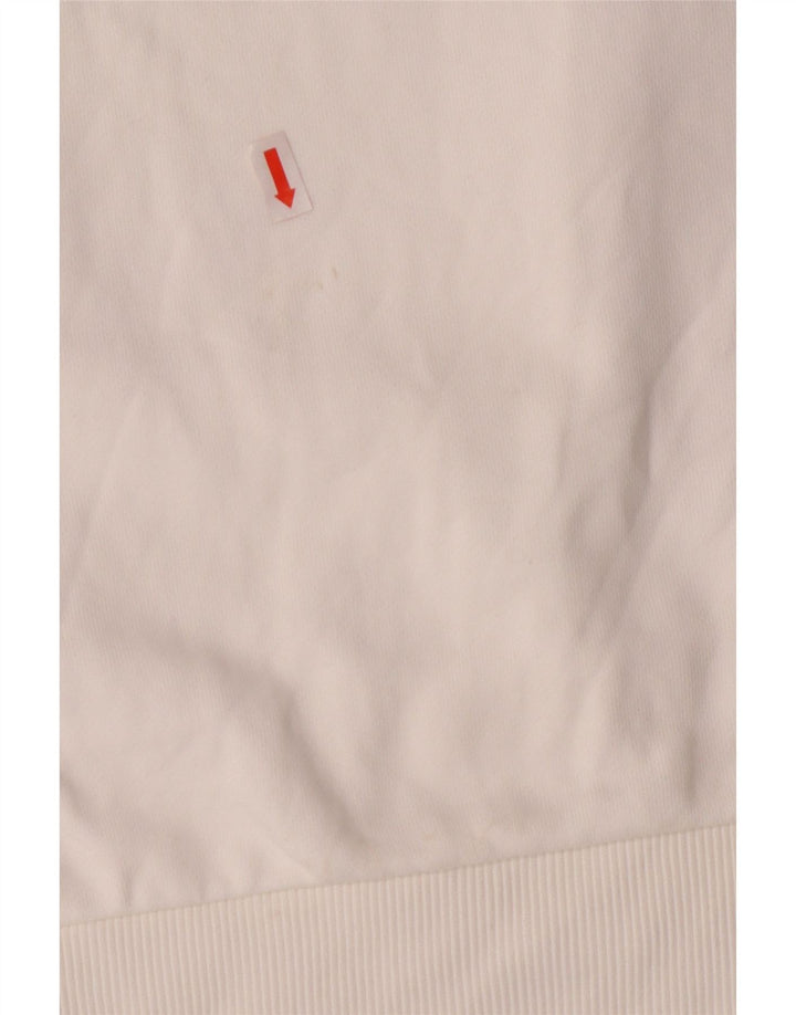 CALVIN KLEIN moletom gráfico masculino jumper médio algodão branco