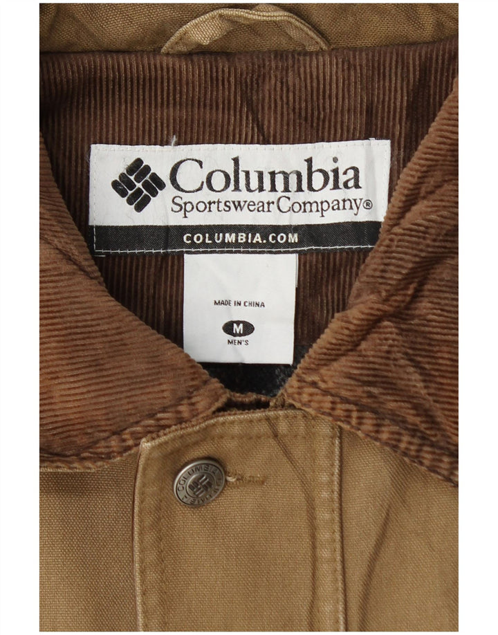 Jaqueta bomber masculina Columbia UK 38 algodão bege médio