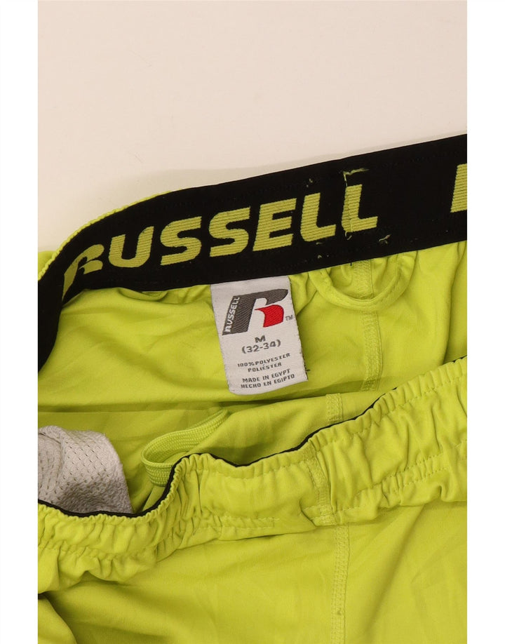 RUSSELL ATLÉTICO Masculino Dri-Power Sport Shorts Poliéster Verde Médio