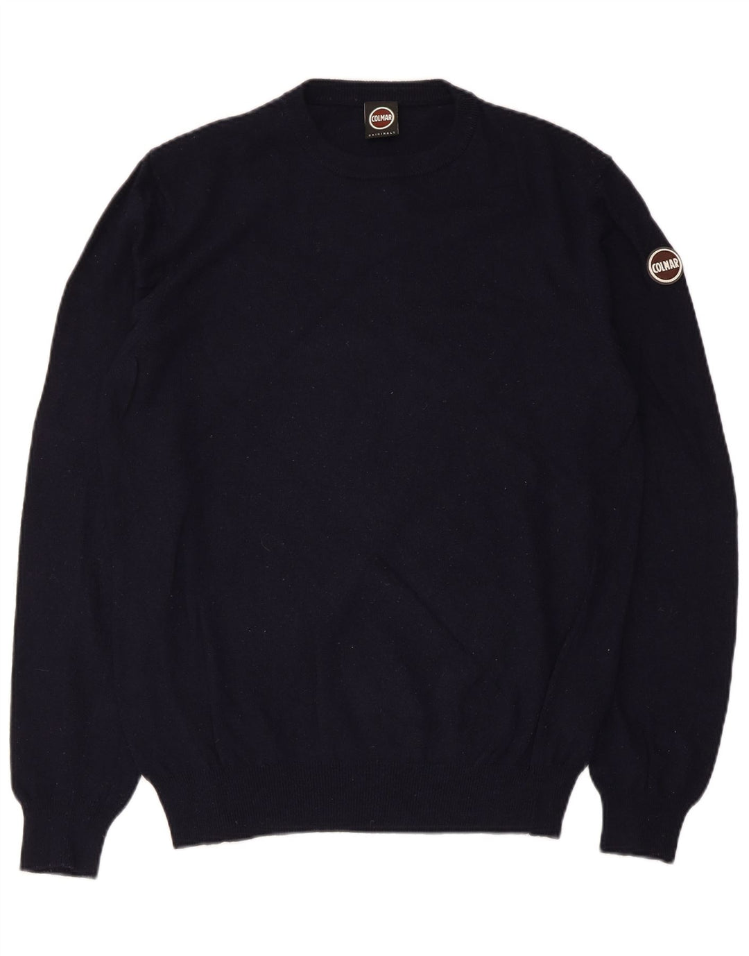 Suéter masculino Colmar com gola redonda XL azul marinho poliamida