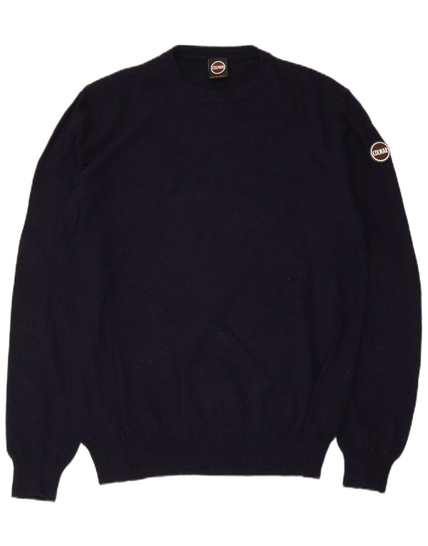 Suéter masculino Colmar com gola redonda XL azul marinho poliamida