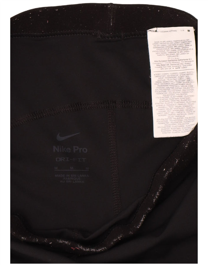 Leggings Nike Dri Fit Graphic UK 12 Médio Preto Poliéster