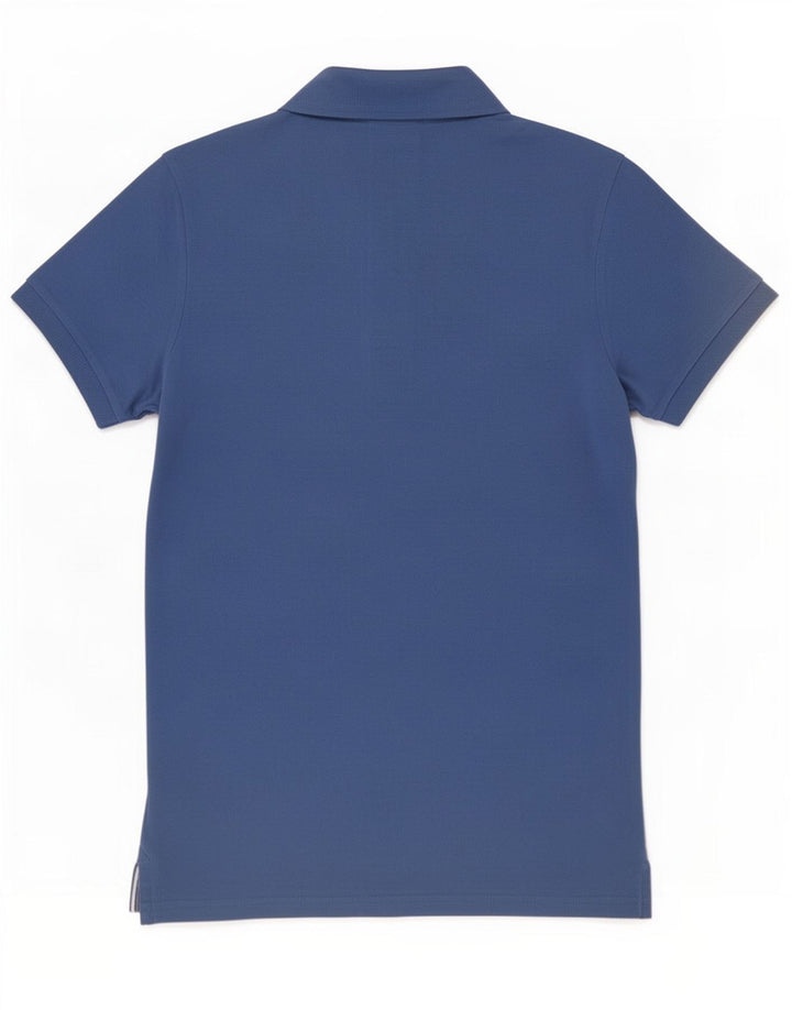 Camisa polo masculina Diadora algodão azul médio