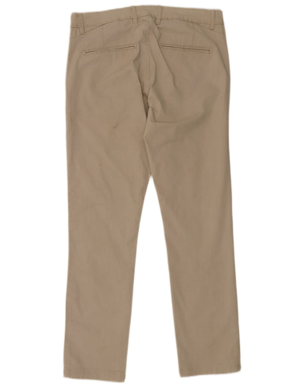 Zara Mens Skinny Chino Calças EU 42 Grande W32 L31 Bege