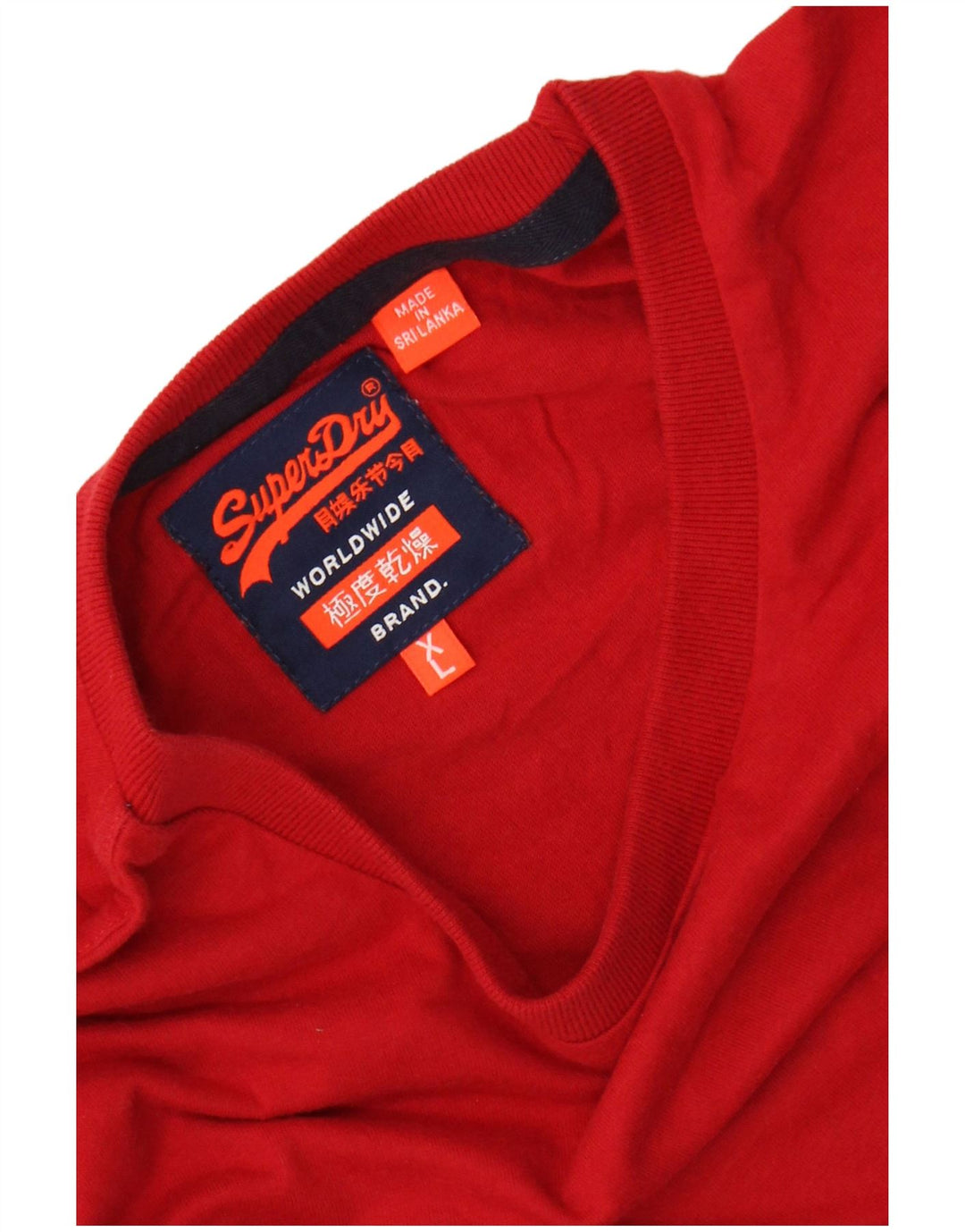 Camiseta masculina SUPERDRY XL vermelha