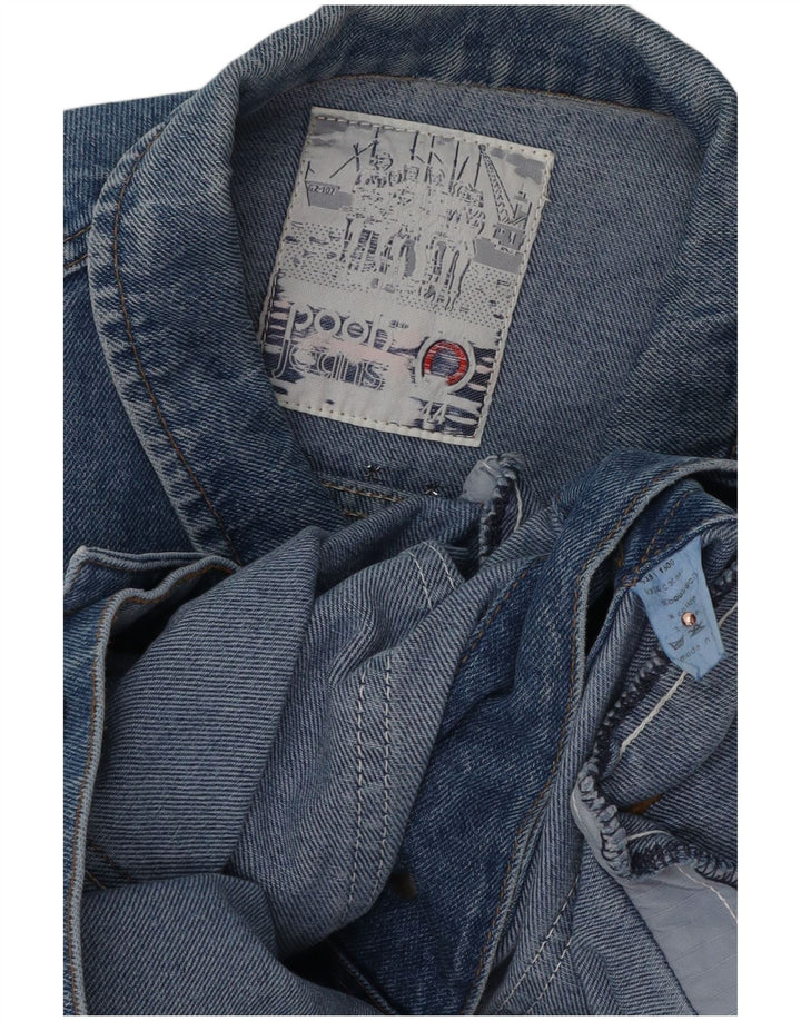 Jaqueta jeans feminina Pooh EU 44 XL algodão azul