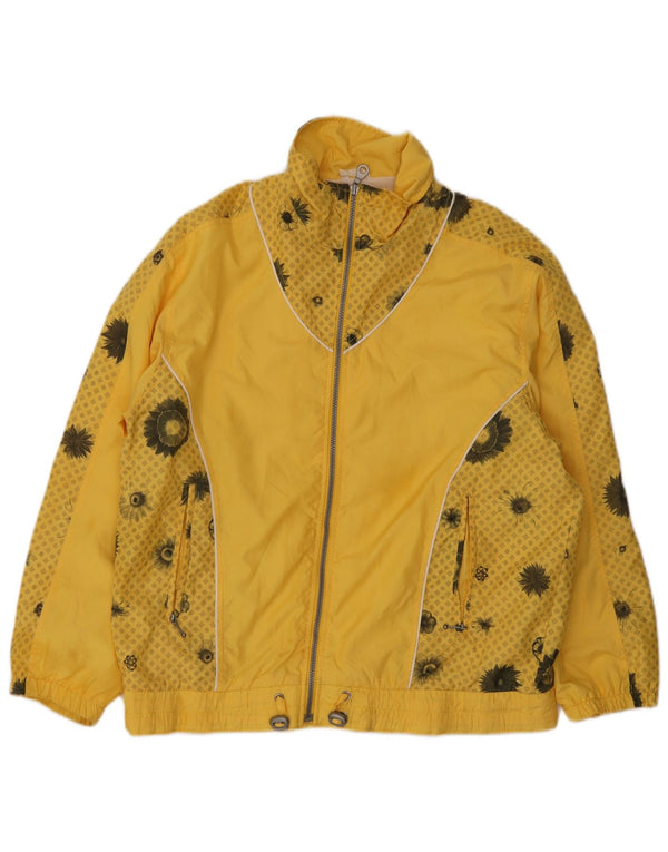 Jaqueta feminina de treino Hibernia UK 18 XL amarelo floral