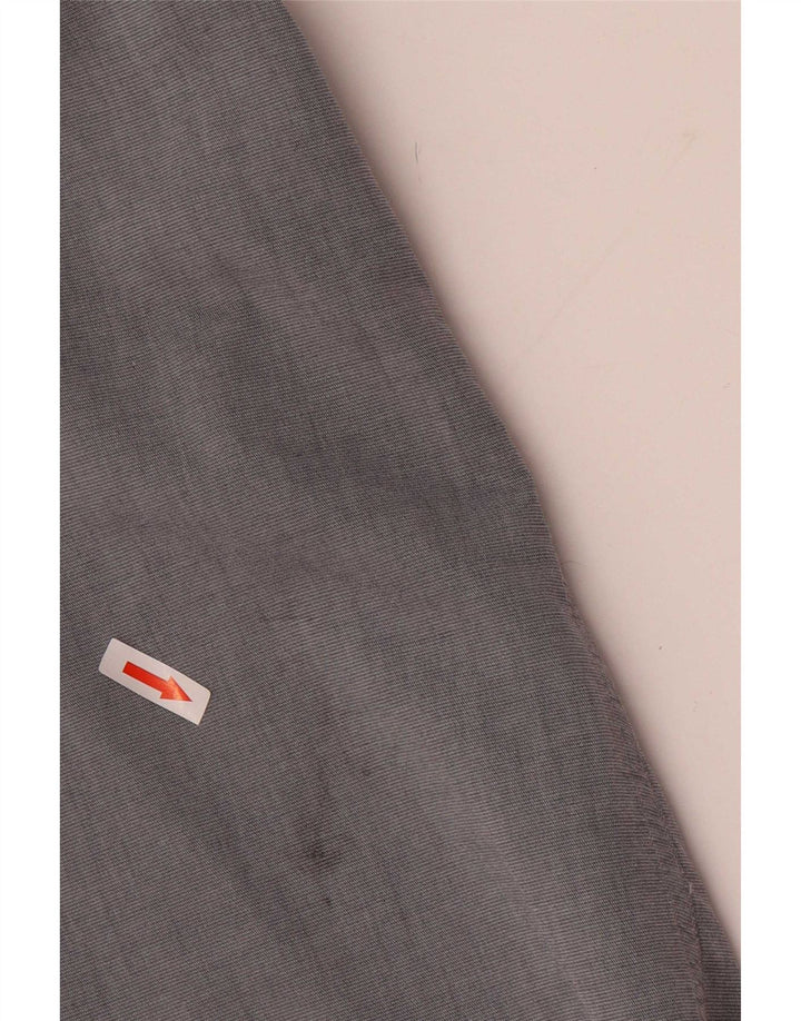 Camisa masculina Gas de algodão cinza médio