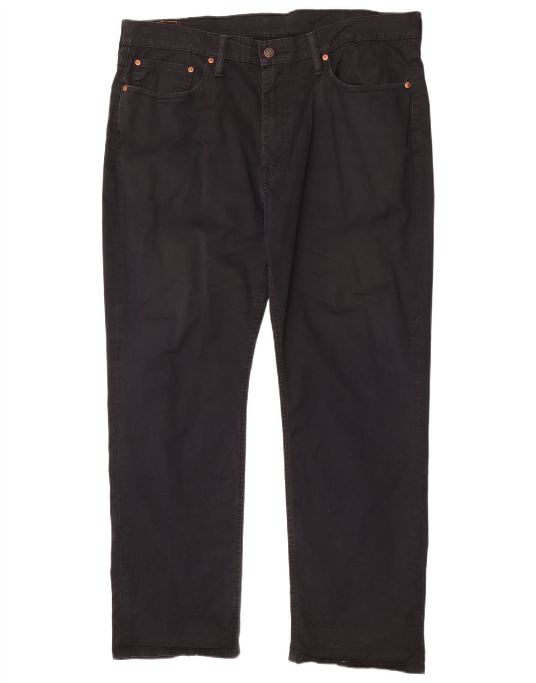Levi's Masculino 514 Straight Jeans W38 L30 Algodão Preto