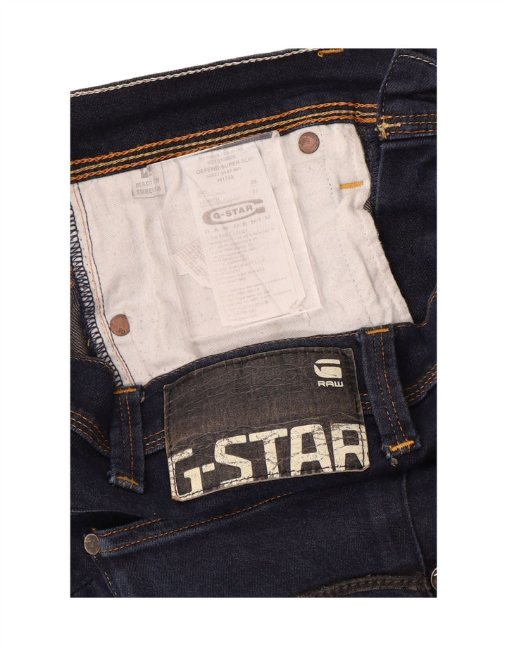 G-Star Jeans Slim Feminino W28 L32 Azul Marinho