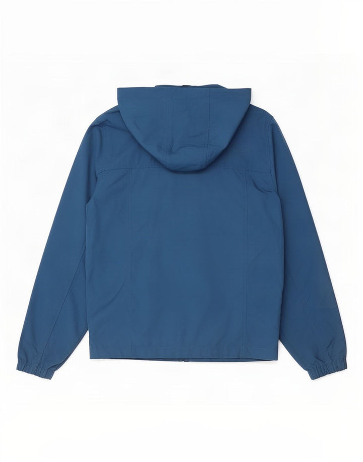 Jaqueta de chuva masculina com capuz Penguin UK 36 poliéster azul pequeno