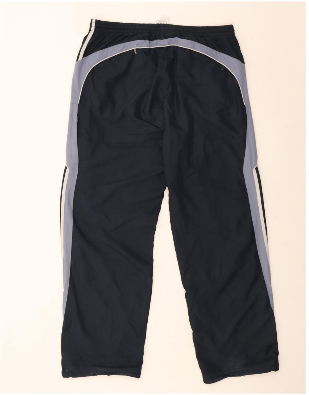 Calça de treino masculina Adidas XL azul marinho colorblock poliéster